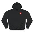 Front view of the For The Craic Love The Craic Hoodie - Black
