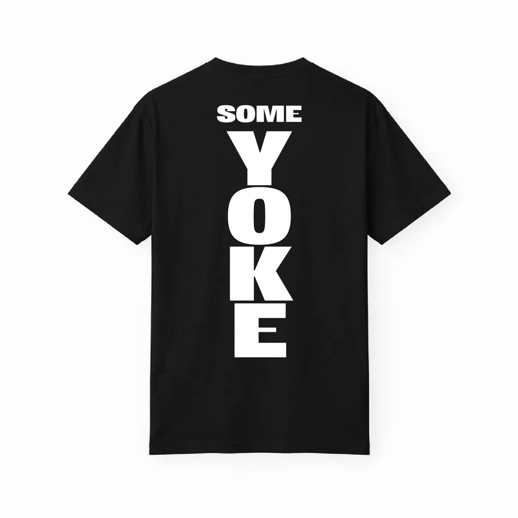 Back view of the For The Craic Some Yoke Tee - Black