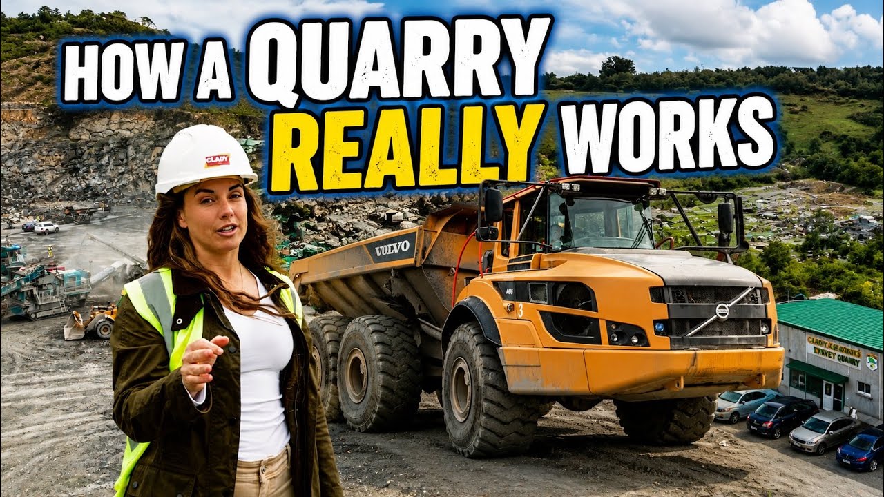 Sammy Heaney on site at Clady Quarries