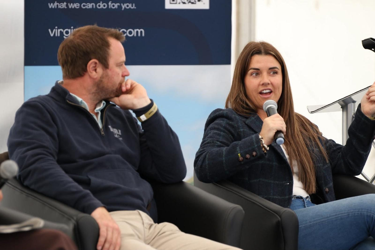 Sammy speaking on a panel